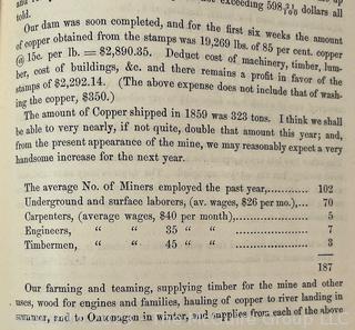 3 Mining Company Reports Circa 1850