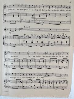 Plantation Song of 1936 Sheet Music