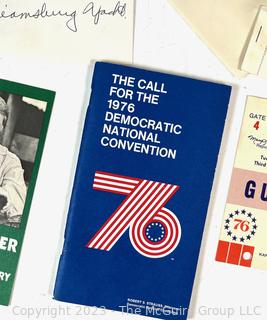 Vintage Political Presidential Campaign Ephemera