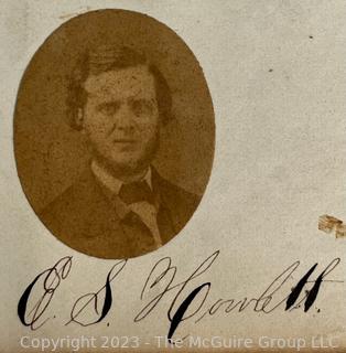 Thomas W. Cantwell's Civil War Era Autograph Book with Photos. Many prominent people including Presidents, Governors, Military Officers and Women.