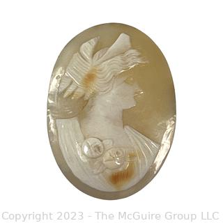 Unmounted Victorian Shell Cameo 