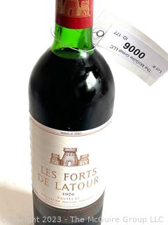 Les Forts De Latour Pauillac 1976 6 Bottles Local Pickup Only