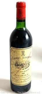 Chateau Montbrison Margoux 1982 8 Bottles (Labels Discolored) Local Pickup Only