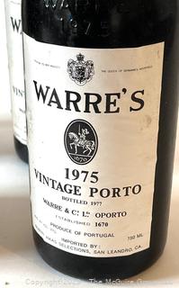  Warre's Port 1975 4 Bottles Local Pickup Only