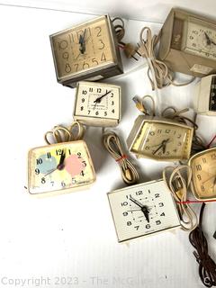 Group of Electric Alarm Clocks