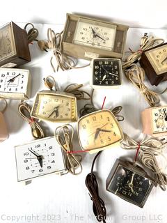 Group of Electric Alarm Clocks