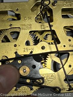 Original Black Forest Clock Movement Germany GM 1884288 1692176  25-H 859