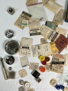 Assortment of Watchmakers Supplies