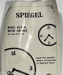 Spiegel Wall Clock Movement 1985 10 Korea