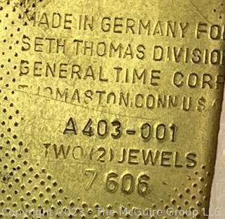 Made in Germany Clock Movement for Seth Thomas A-403-001  7606