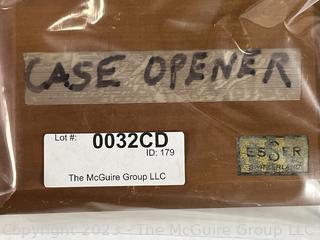 Watch Case Opener for Unscrewing Watertight Cases. Wooden Box 