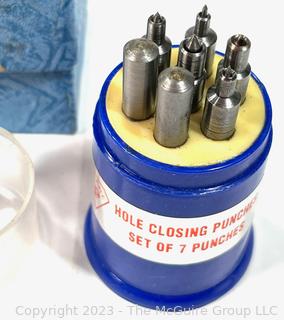 Set of 7 Hole Closing Punches