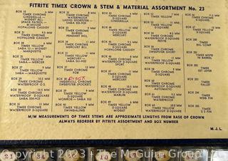 Grouping of Watchmakers Repair Supplies