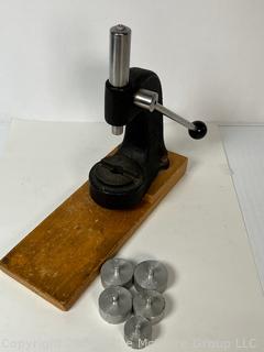 Watchmakers Manual Arbor Press