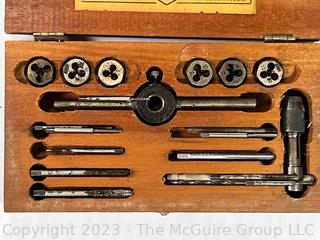 Hexset Tap and Die Set in Wooden Box