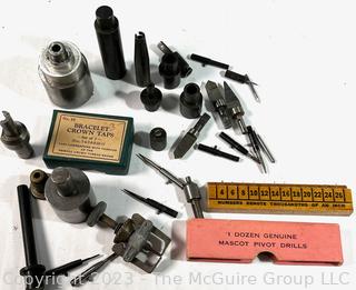 Grouping of Watchmakers Tools and Supplies