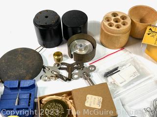 Assortment of Watchmakers Tools and Supplies