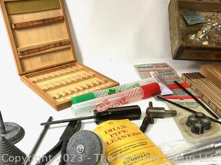 Grouping of Watchmakers Tools and Repair Supplies