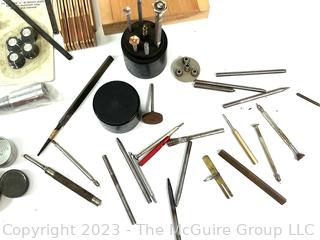 Grouping of Watchmakers Tools and Repair Supplies