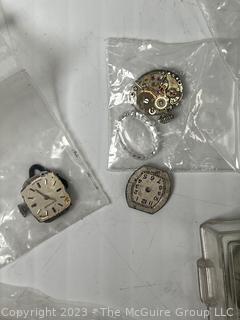 Grouping of Watchmakers Repair Supplies