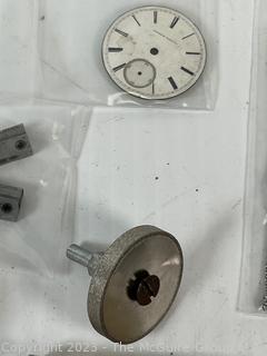 Grouping of Watchmakers Repair Supplies