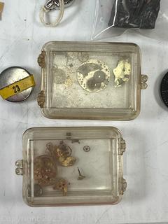 Grouping of Watchmakers Repair Supplies