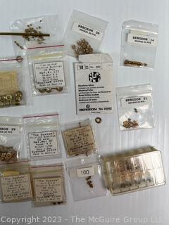 Grouping of Watchmakers Repair Supplies