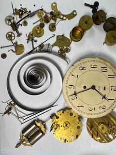 Clockmakers Repair Parts including Tiffany & Co. Metal Face