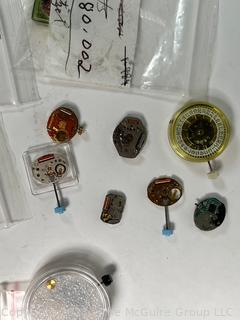 Grouping of Watchmakers Repair Supplies