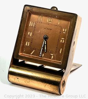 Vintage Le Coultre Travel Alarm Clock 