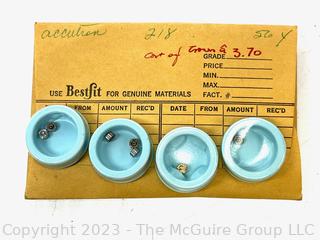 Box of Accutron Watch Parts.  See all the photos for more detail. Does not include metal box