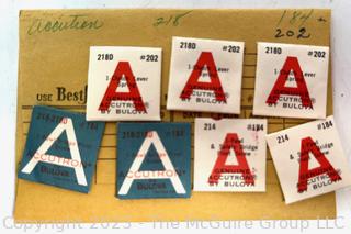 Box of Accutron Watch Parts.  See all the photos for more detail. Does not include metal box