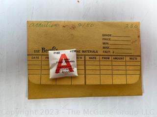 Box of Accutron Watch Parts.  See all the photos for more detail. Does not include metal box