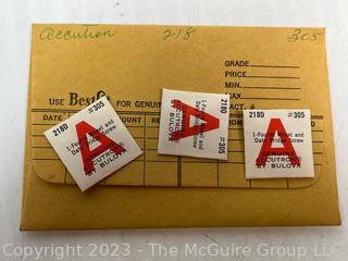 Box of Accutron Watch Parts.  See all the photos for more detail. Does not include metal box