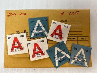 Box of Accutron Watch Parts.  See all the photos for more detail. Does not include metal box