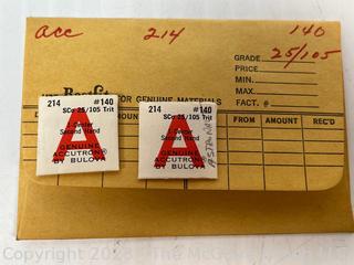 Box of Accutron Watch Parts.  See all the photos for more detail. Does not include metal box