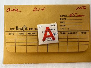 Box of Accutron Watch Parts.  See all the photos for more detail. Does not include metal box