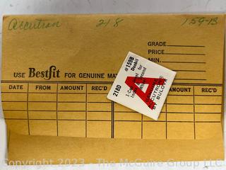 Box of Accutron Watch Parts.  See all the photos for more detail. Does not include metal box