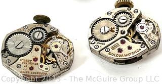 Grouping of Mostly Wristwatch Movements 