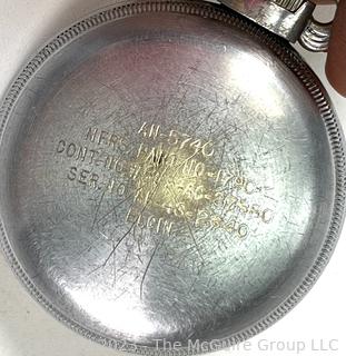 Pocket Watch Case Inscribed 