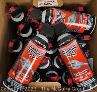 22 Cans of MAXPRO aerosol contact cleaner 