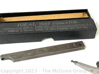 Watchmakers Tools including Ideal Test Indicator and Pinion Wire Assortment