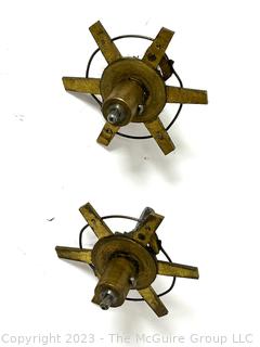 Clock Movement (marked "Made in USA" #50) and Parts 