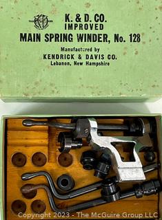 K and D Co. Main Spring Winder No. 128