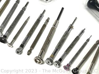 Grouping of Watchmakers Tools 