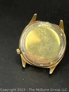 1975 Bulova Accutron  Men's Wrist Watch 14kt Gold Filled Case