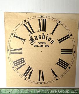 Large Group of Paper Clock Faces