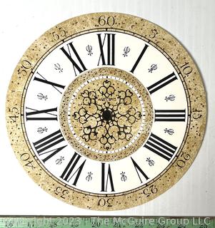 Large Group of Paper Clock Faces