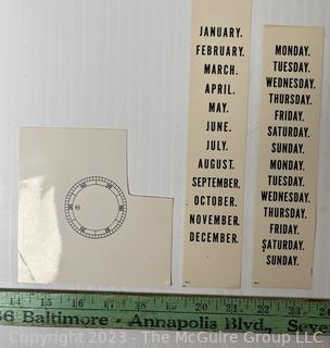 Large Group of Paper Clock Faces