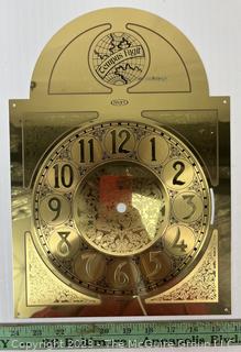 Metal and Glass Clock Faces 